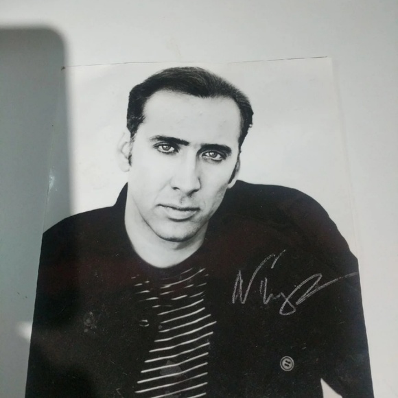 Nicolas Cage 8 X 10 Autographed Photo - Picture 3 of 3